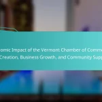 Economic Impact of the Vermont Chamber of Commerce: Job Creation, Business Growth, and Community Support