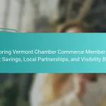 Exploring Vermont Chamber Commerce Membership: Cost Savings, Local Partnerships, and Visibility Boost