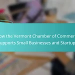 How the Vermont Chamber of Commerce Supports Small Businesses and Startups