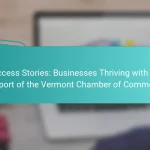 Success Stories: Businesses Thriving with the Support of the Vermont Chamber of Commerce