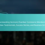 Understanding Vermont Chamber Commerce Membership: Member Testimonials, Success Stories, and Business Growth