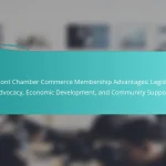 Vermont Chamber Commerce Membership Advantages: Legislative Advocacy, Economic Development, and Community Support