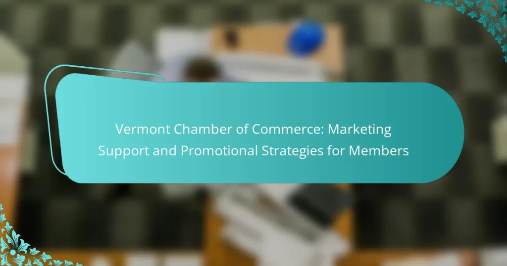 Vermont Chamber of Commerce: Marketing Support and Promotional Strategies for Members